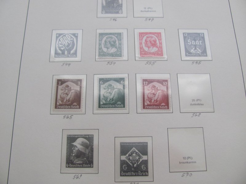 GERMANY 1934-5 HINGED LOT (153)