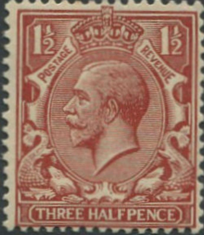 SG364 SPEC N18(14v), 1½d DEEP bright chestnut, LH MINT. Cat UNLISTED.