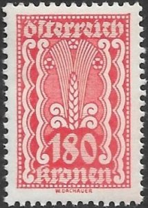 Austria Stamp Scott # 272 Mint NH, MNH. Free Shipping for All Additional Items.