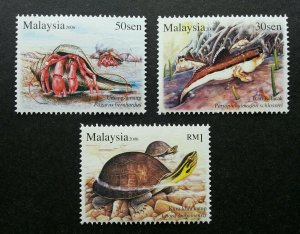 *FREE SHIP Semi Aquatic Animal Malaysia 2006 Shell Fish Turtle Ocean (stamp MNH