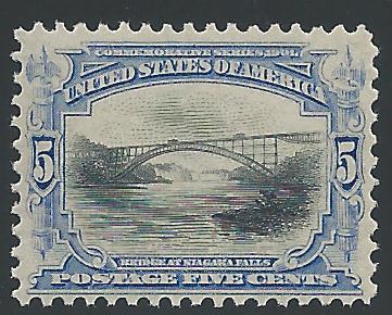 Scott 297, Original gum, 1901 Pan American Issue