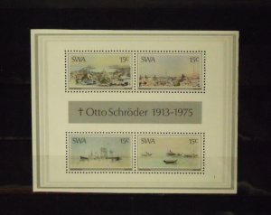 16098   SOUTH WEST AFRICA   MNH # 383a     Souvenir Sheet        CV$ 3.75