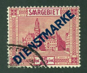 Saar 1923 #O9 U SCV (2020) = $0.50