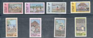 Tokelau Sc 49-56 1976 views long stamp set mint NH