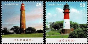 Germany 2013,Sc.#2737-8 MNH, Lighthouses