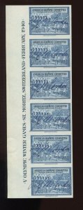 ALF LANDON KANSAS GOVERNOR & PRESIDENTIAL CANDIDATE SIGNED 1940 OLYMPIC STAMPS 