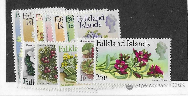 Falkland Islands Sc #210-222 set of 12  LH VF