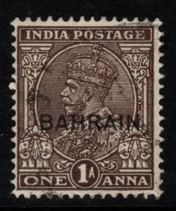 BAHRAIN SG16 1934 1a CHOCOLATE USED