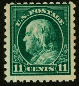 OAS-CNY ED-2 (87) SC 434 – 1915 11c Franklin, dark green, msrp $48