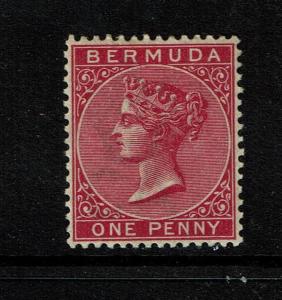 Bermuda SG# 24a, Mint Hinged, gum is toned, front staining - S5144