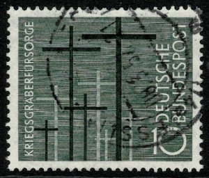 GERMANY 1956 WAR GRAVES COMMISSION USED (VFU) SG1174 P.13.5x14 SUPERB