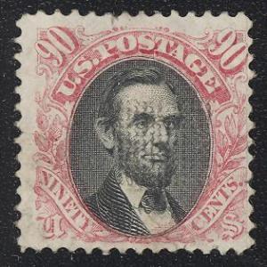#122, Mint, Fine-Part OG. SCV $13000