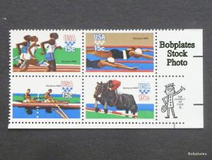 #1791-4 Olympics Upper Left  Zip Block  F-VF NH