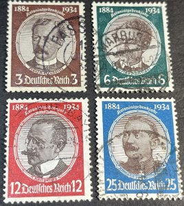 GERMANY # 432-435--USED**--COMPLETE SET--1934