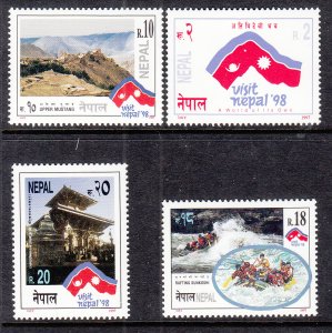 Nepal 606-609 MNH VF