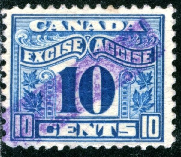 Canada - #FX42 - USED EXCISE TAX - 1915 - Item C354AFF7