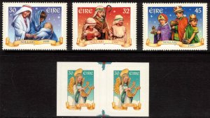 IRELAND 1999 Christmas; Scott 1213-16; MNH