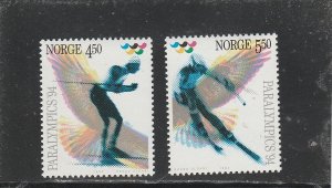 Norway  Scott#  1059-1060  MNH  (1994 Paralympics)