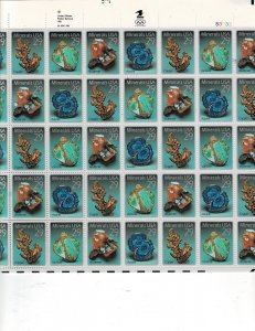 MIneral 29c US Postage Sheet #2700-03 VF MNH