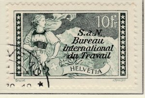 Switzerland Official In Labor Bureau 1928-30 10fr Used Signed Sorani A21P27F5754-