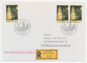 Registered cover / Postmark United Nations 1981 Fresco s