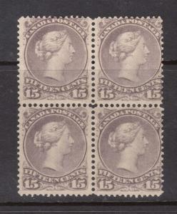 Canada #29 NH Mint Block