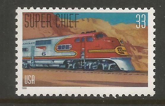 US 3337, MNH, TRAIN