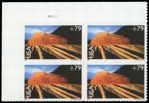 US Sc C146 VF/MNH PLATE BLOCK - 2009 79¢ Zion National Park - P.O. Fresh