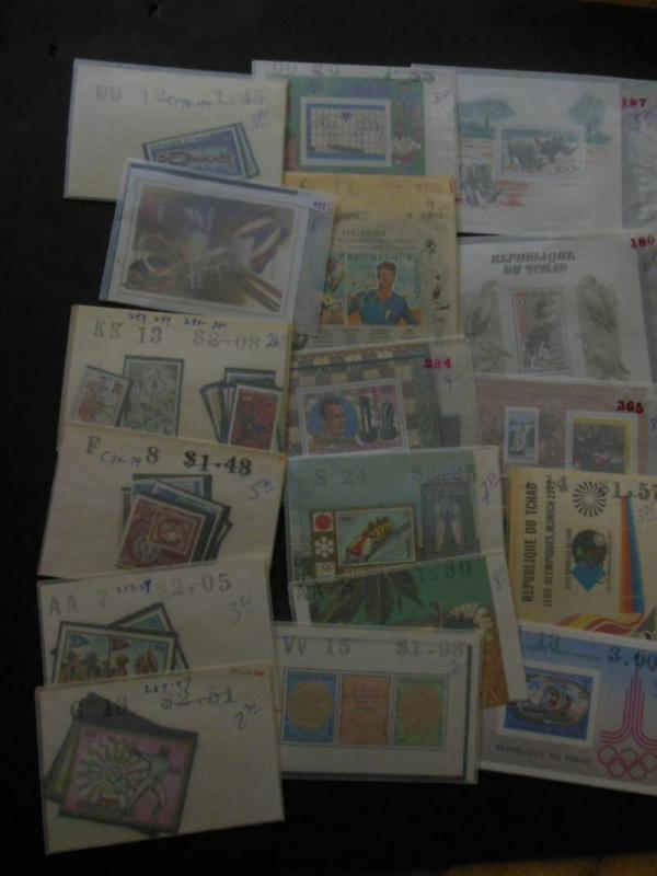 CHAD : A Beautiful collection of ALL DIFFERENT VF, Mint NH. Scott Catalog $3,315