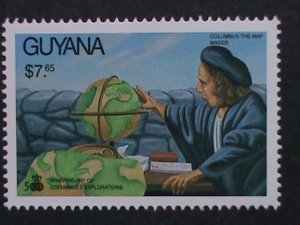 ​GUYANA-1992-SC#2520-31 COLUMBUS DISCOVERED AMERICA 500TH ANNV: MNH SET VF,