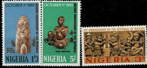 NIGERIA 1965 2ND ANNIV OF REPUBLIC MNH