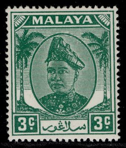 MALAYSIA - Selangor GVI SG92, 3c green, M MINT.