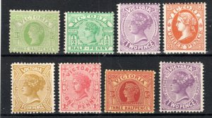 Australia - Victoria 1896-1910 Editions Between Sg 333 and 387 Mlh / MH-