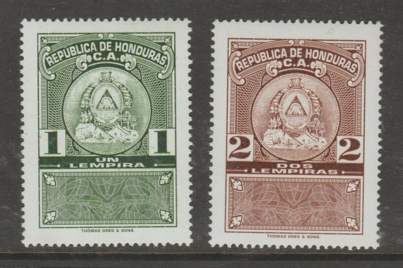 Honduras Cinderella revenue fiscal stamp 3-30