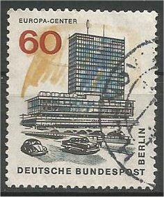 BERLIN, 1966, used 60pf Europa Center Scott 9N229