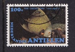 Netherlands Antilles  #488  cancelled 1982  marine life 100c angelfish