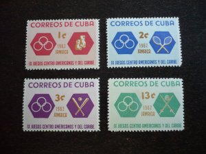 Stamps - Cuba - Scott# 747-750- Mint Hinged Set of 4 Stamps