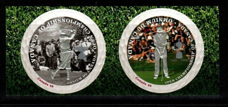 CANADA SG2285/6 2004 CANADIAN OPEN GOLF CHAMPIONSHIP MNH