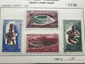 DAHOMEY, #c85-88, Used