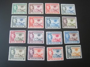 Gambia 1938 Sc 132-43 set MNH