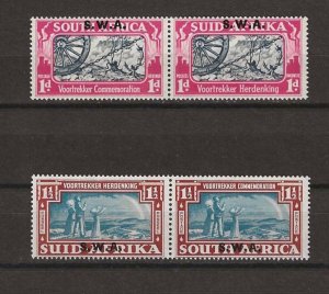 SOUTH WEST AFRICA 1938 SG 109/110 MNH
