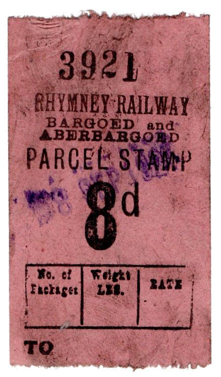 (I.B) Rhymney Railway : Parcel 8d (Bargoed & Aberbargoed)