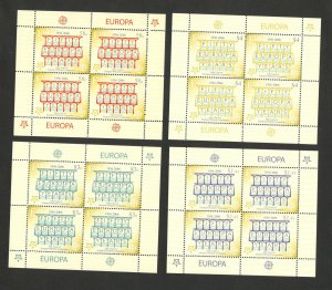 FIJI-MNH**   4 PERFORATED S/S - 50 years EUROPA CEPT- 2005.