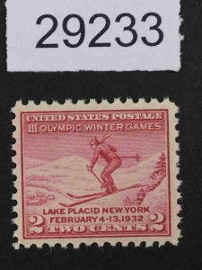 US STAMPS  #716 MINT OG NH LOT #29233