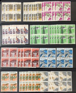 Switzerland 1970s MNH Used Blocks Lighth. Coll.(1000+)Mint Face Ap.300FR+(GM1930