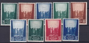 1942 - VATICAN - Scott #77-79, 84-86, 99-101 - MH*