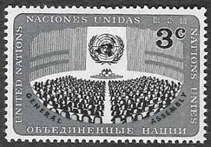 UN New York SC 45 - General Assembly - MNH - 1956