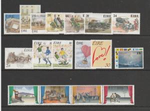 Eire, 1986/1989 & 1990 UM sets as shown, Cat £20