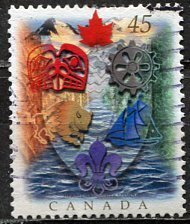 Canada; 1996: Sc. # 1614 :  Used Cpl. Set