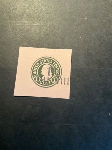 Stamps US Scott #U497 hinged